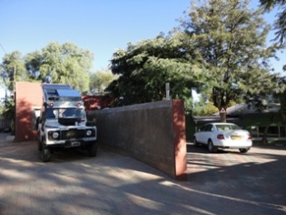 Camp im Backpacker in Windhoek