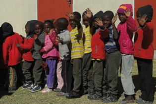 Besuch Kindergarten in Grootfontein