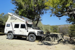 Camp bei den Hippo Pools