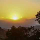 Aussicht von der Terrasse der Finca Esperanza Verde. 
