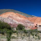 Die sieben Farben des Berges "Siete Colores" in Purmamarca.
