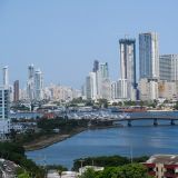... auf den modernen Stadtteil Cartagenas "Bocagrande".
