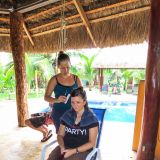 Mobiler Friseursalon :-)
