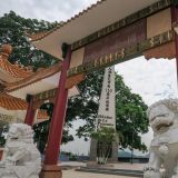 Das Monument to the Chinese in Panama City. 
