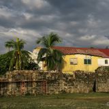 Besichtigung der Befestigungsanlage von Portobelo. 
