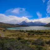 An der Laguna Sofía, kurz vor dem Eingang zum "Parque Nacional Torres del Paine", bleiben wir für ein paar Tage.
