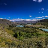 Unterwegs auf der Carretera Austral entlang des Rio Baker. 
