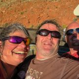 Sonnenbrillen-Selfie

