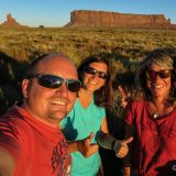 Fotoshooting am Monument-Valley.
