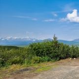 Wir biegen ab auf den Denali Highway und finden unterwegs wieder einen Übernachtungsplatz mit Aussicht.
