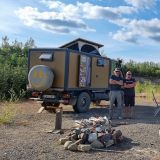 Unsere 1. August Location. Die Herren sind bereits in den Startlöchern, ...
