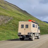 Wir überqueren den Atigun Pass, mit 1'444m der höchste Pass von Alaska. 
