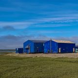 Am Ende des Dalton Highways befindet sich Deadhorse an der Prudhoe Bay, wo das Öl gefördert und anschliessend durch die 1'287km lange Pipeline nach Valdez gepumpt wird.

