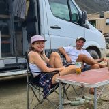 Zusammen mit unseren kanadischen Reisefreunden Dominique und Kevin ...
