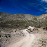 Genau ein Tag war unser Auto sauber und schon wartet wieder die nächste Piste auf uns. Auf geht's auf der Plan B Route nach "Real de Catorce".
