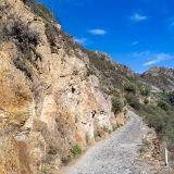 ... und die steil am Berghang führende Piste ist für uns eine der schönsten Strecken, welche wir diesmal in Mexiko gefahren sind.
