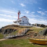 Ein weiterer Tipp von Louise ist der Leuchtturm von "Cape Forchu". Hier wurde 2019 der Horrorfilm "The Lighthouse" mit Robert Pattinson gedreht. 
