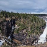 … zu den "Hamilton Falls" am "Churchill River". 
