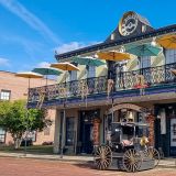 Im historischen Städtchen "Jefferson" …
