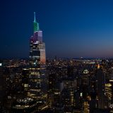 "New York" by night
