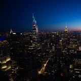"New York" by night

