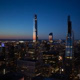 "New York" by night
