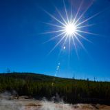 Beim "Echinus Geyser" lassen wir uns so richtig die Sonne auf den Pelz scheinen. 

