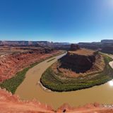 Auf der "Potash Road" zeigt sich uns der "Colorado River" von seiner schönsten Seite. 

