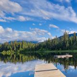 Auf unserer Lieblings-Recreation Site am "Lasalle Lake" ...
