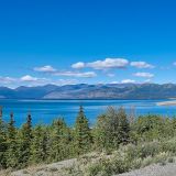 Entlang des "Kluane Lakes" gibt es wieder mal viele Fotostopps. 
