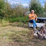 Beim Sidney Lake finden wir einen gemütlichen Platz zum Übernachten. 
