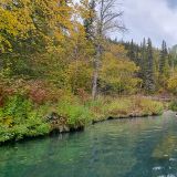 Nach soviel Action in den letzten Wochen freuen wir uns auf ein paar gemütliche Tage bei den "Liard River Hot Springs".
