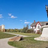 Das "Fort Calgary" wurde 1875 gegründet und war ein Aussenposten der "North-West Mounted Police". 
