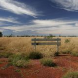 Zuvor waren wir in der "Little Sandy Desert" und jetzt geht's ab in die "Gibson Desert".
