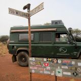 Wir haben's geschafft. Der "Gunbarrel Highway" liegt hinter uns. Der restliche Teil bis Yulara folgt nun auf der "Great Central Road".
