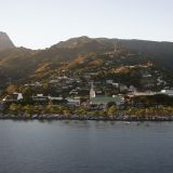 Wir laufen in Papeete ein, der Hauptstadt von Tahiti. 

