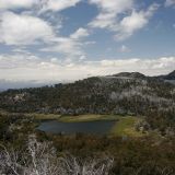 Aussicht auf den Bergsee "Lake Catani" im Mt. Buffalo N.P.
