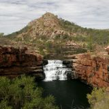 Die "Bell Gorge" mit ihrem riesigen Badepool. 
