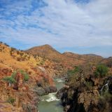 Blick auf den Kunene River.
