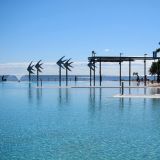 Freibad in der Promenade von Cairns, nicht schlecht - oder?
