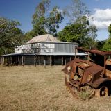 Die "Old Laura Homestead", eine historische Stätte im "Lakefield N.P." (Cape York).
