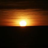 Sonnenuntergang beim "Cable Beach" in "Broome". 

