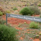Und hier sind wir nun endlich, in der "Simpson Desert".
