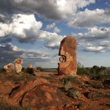 Von Broken Hill unternehmen wir einen Abstecher in "The Living Desert", wo die Skulpturen bei Sonnenuntergang besonders gut zur Geltung kommen. 
