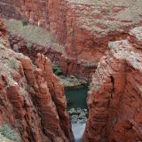 Blick in die Schlucht vom "Oxer Lookout", im "Karijini N.P.".
