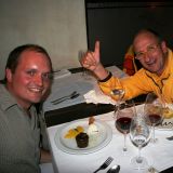 Letzter Abend in Salta, wir gehen mit Frank essen. So edel haben wir schon lange nicht mehr diniert
