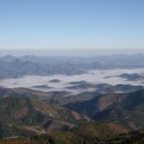 Nebelverhangenes Tal unterhalb des Nationalparks Caparaó
