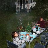 Die Weihnachtsparty ist in vollem Gange
