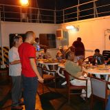 Barbecue auf dem Schiff
