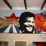 Zu Besuch des kleinen Museums in La Higuera. In dieser Schule wurde Che am 09. Oktober 1967 erschossen.
